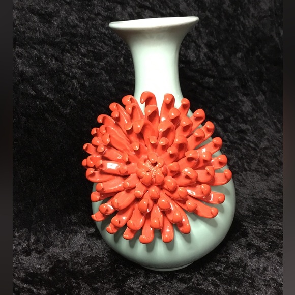 Anthropologie Accents Anthropologie Chrysanthemum 3d Vase Rare Find